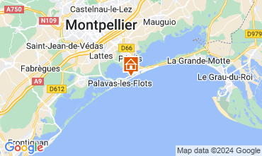 Mapa Palavas-les-Flots Apartamento 67533