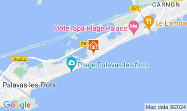 Mapa Palavas-les-Flots Apartamento 67533