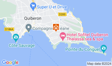 Mapa Quiberon Apartamento 68871