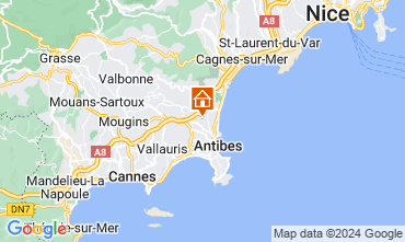 Mapa Antibes Apartamento 124912