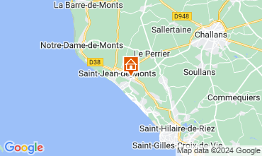 Mapa Saint Jean de Monts Casa 128816
