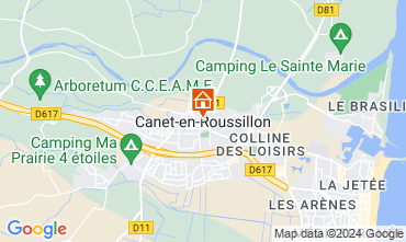 Mapa Canet-en-Roussillon Villa 94572
