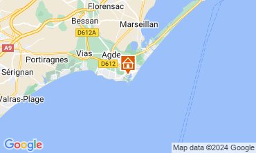 Mapa Cap d'Agde Apartamento 114789