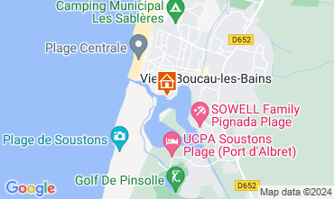 Mapa Vieux Boucau Apartamento 72746