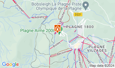 Mapa La Plagne Estudio 122075