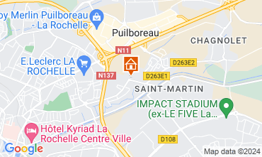 Mapa La Rochelle Apartamento 64821