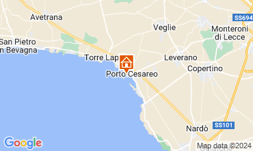 Mapa Porto Cesareo Apartamento 128934