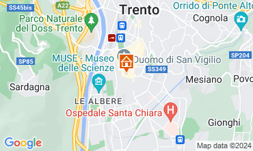 Mapa Trento Apartamento 126472