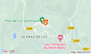 Mapa Praz de Lys Sommand Apartamento 120433