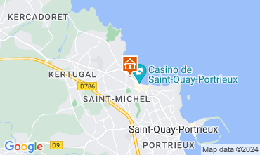 Mapa Saint Quay Portrieux Apartamento 128236