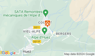 Mapa Alpe d'Huez Apartamento 28097