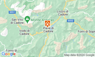 Mapa Cortina d'Ampezzo Apartamento 105108