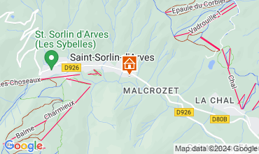 Mapa Saint Sorlin d'Arves Apartamento 115543