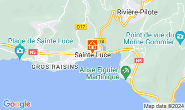 Mapa Sainte Luce Apartamento 126673