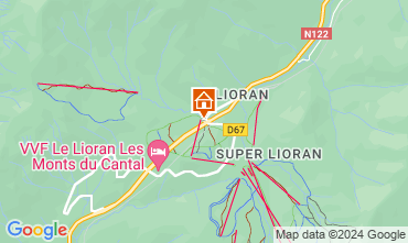 Mapa Le Lioran Apartamento 3854