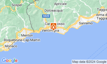Mapa Ventimiglia Apartamento 124030