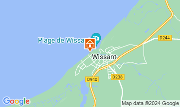 Mapa Wissant Apartamento 67786