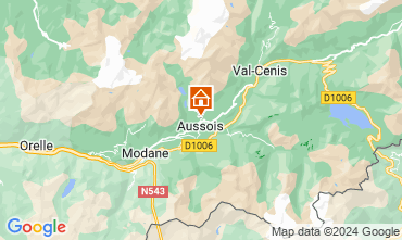 Mapa Aussois Apartamento 111552