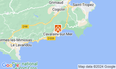 Mapa Cavalaire-sur-Mer Estudio 129032