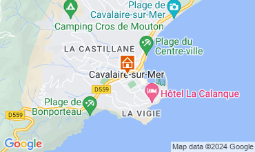 Mapa Cavalaire-sur-Mer Estudio 129032