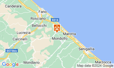 Mapa Pesaro Apartamento 67543