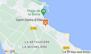 Mapa Saint Denis d'Olron Villa 74637