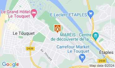 Mapa Le Touquet Casa 126937