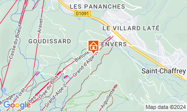 Mapa Serre Chevalier Chalet 114319