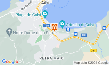 Mapa Calvi Apartamento 112702