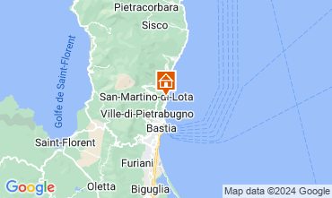 Mapa Bastia Apartamento 127259