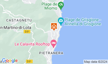 Mapa Bastia Apartamento 127259