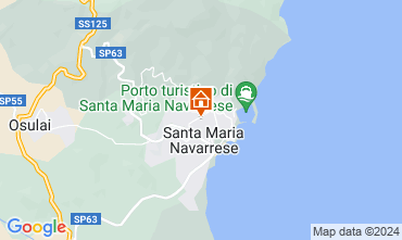 Mapa Santa Maria Navarrese Villa 113799