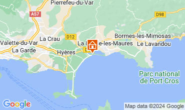 Mapa Les Salins d'Hyres Apartamento 128373