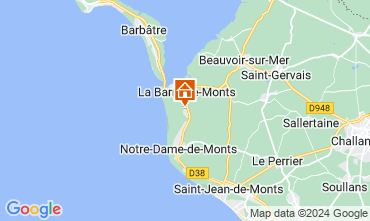 Mapa La Barre de Monts Villa 95533