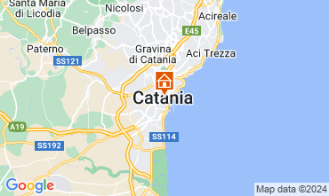 Mapa Catania Apartamento 127998