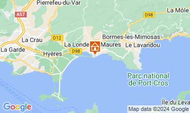 Mapa La Londe-les-Maures Apartamento 119070