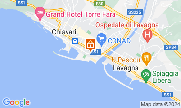 Mapa Chiavari Apartamento 89531