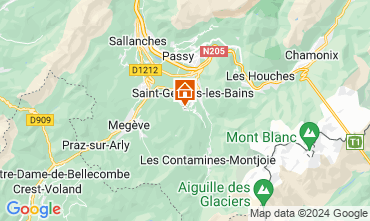 Mapa Saint Gervais Mont-Blanc Chalet 2585