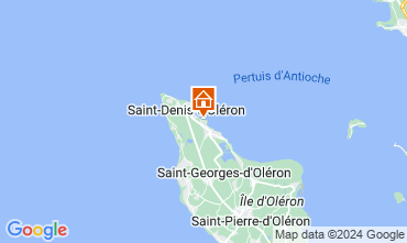 Mapa Saint Denis d'Olron Mobil home 23133