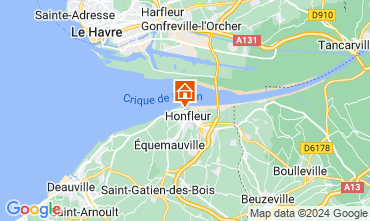 Mapa Honfleur Apartamento 72449