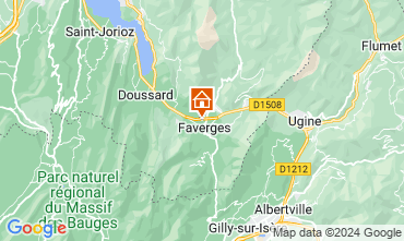 Mapa Annecy Casa rural 129066