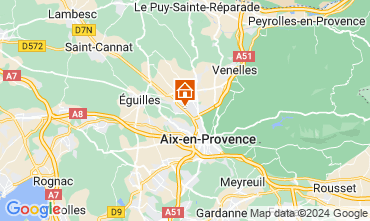 Mapa Aix en Provence Apartamento 111513