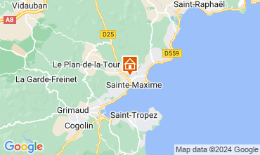 Mapa Sainte Maxime Villa 100051