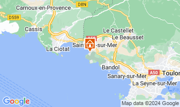 Mapa Saint Cyr sur Mer Apartamento 127561
