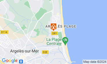 Mapa Argeles sur Mer Apartamento 84346