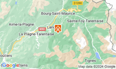 Mapa Peisey-Vallandry Apartamento 4750