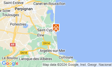 Mapa Saint Cyprien Apartamento 8720