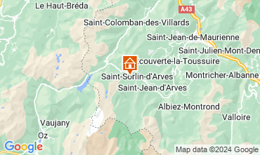 Mapa Saint Sorlin d'Arves Chalet 2686