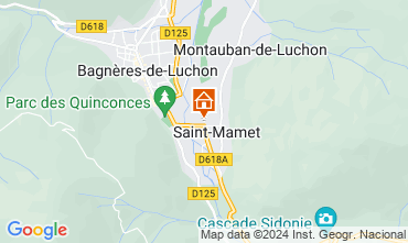 Mapa Luchon Superbagneres Apartamento 29115