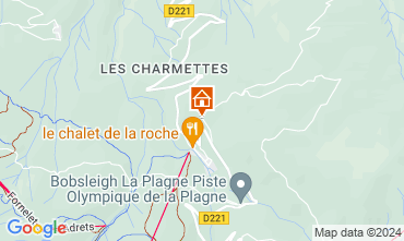 Mapa La Plagne Chalet 2180